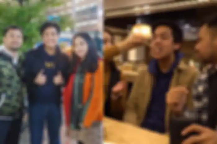 Raffi Ahmad dan Nagita Slavina bersama Jerome Polin