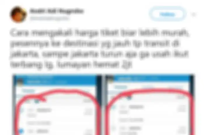 Screenshot tweet @Andriadinugroho
