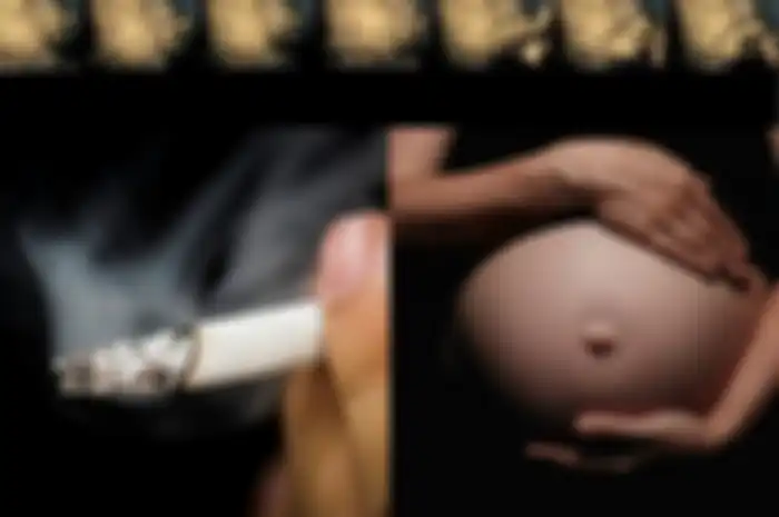 Janin ini menderita saat ibunya mengisap rokok