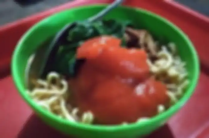 Tampilan mie ayam Rp 2.000
