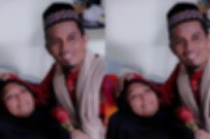 Ustaz Maulana dan istrinya