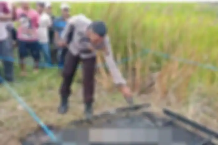 Mayat diduga perempuan ditemukan di Desa Sungai Rambutan Inderalaya Utara Ogan Ilir. Mayat dalam kondisi terbakar di atas springbed. 