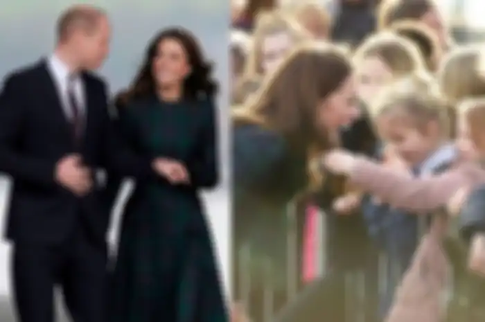 Menyentuh, Gadis Kecil Beruntung Membelai Rambut Kate Middleton.