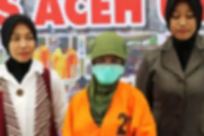  Tersangka guru mengaji yang diduga cabuli lima bocah di bawah umur ditangkap Polres Aceh Utara, Senin (28/1/2019). 
