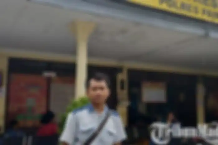 Muchlisin David di Polres Pamekasan, istrinya tewas saat berdua di hotel bersama selingkuhan.