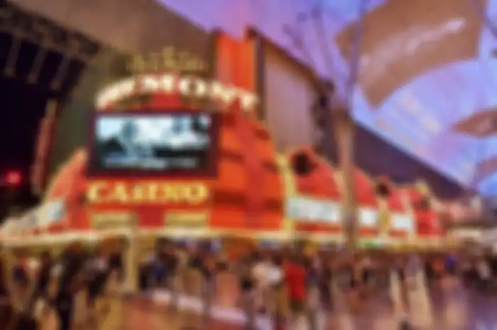 Ilustrasi Kasino di Las Vegas, AS.