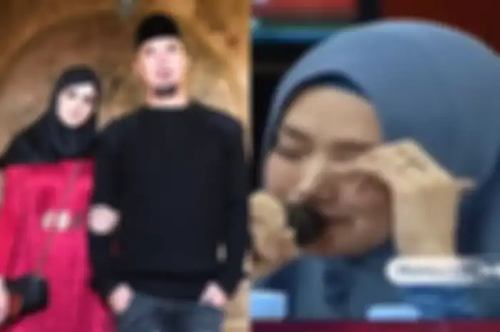 Mulan Jameela menangis ceritakan soal Ahmad Dhani.