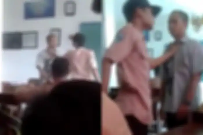 Video Viral Seorang Guru Diperlakukan Kurang Ajar oleh Muridnya Sendiri