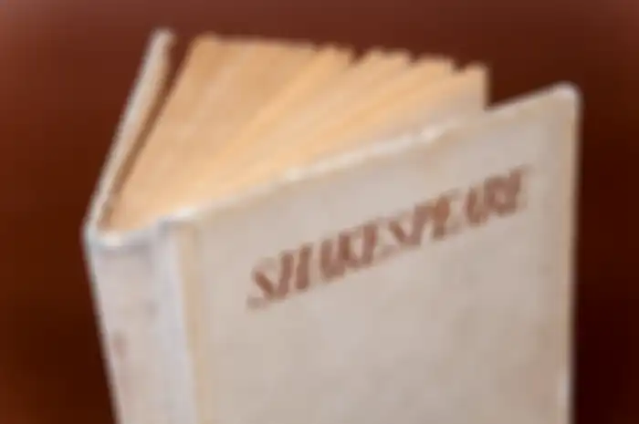 Buku Shakespeare salah satu karya sastra