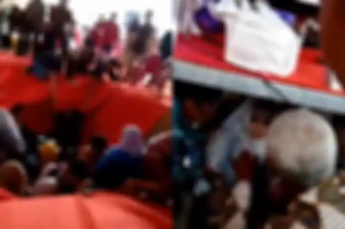 Insiden panggung pengantin roboh.