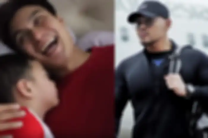 Baim Wong bersama Rafathar dan Deddy Corbuzier