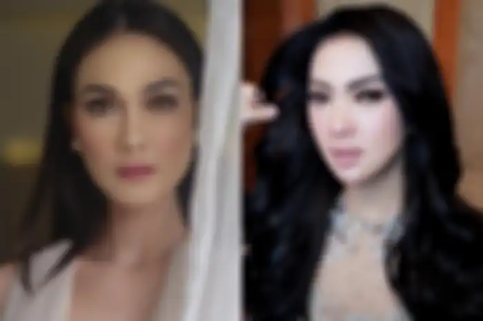 Perbedaan Kecantikan Wajah Alami Tanpa Makeup Luna Maya dan Syahrini yang Bikin Reino Barack Jatuh Hati