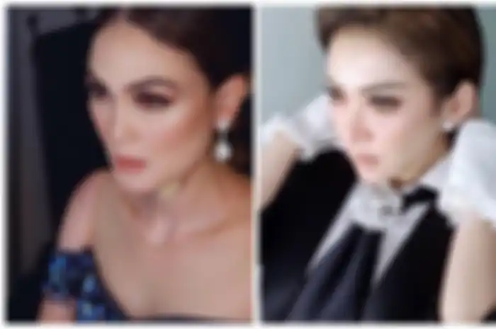 Syahrini dan Luna Maya 