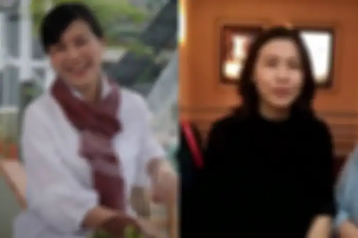 Tingkah Veronica Tan membuat rekan-rekannya terpingkal-pingkal.