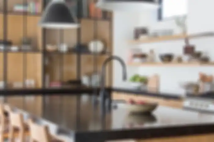 inspirasi dapur bernuansa hitam