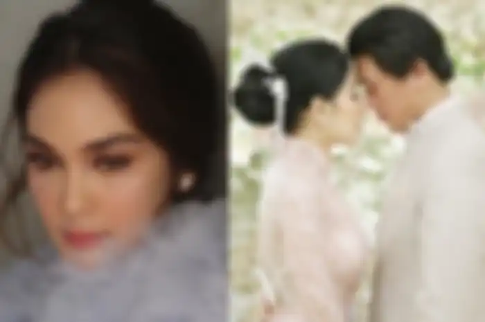 Kolase foto Luna Maya, Syahrini, dan Reino Barack