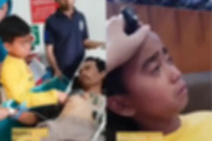 Bocah SD Rawat Ayahnya yang Idap Tumor Otak Seorang Diri