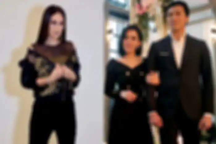 Luna Maya dan Syahrini bersama Reino Barack