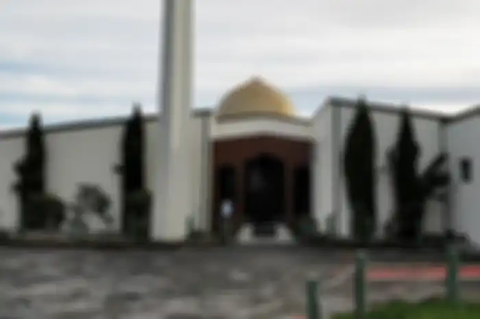 Masjid Al Noor menjadi lokasi penembakan saat digelar shalat Jumat di kota Christchurch, Selandi Baru, Jumat (15/3/2019) 