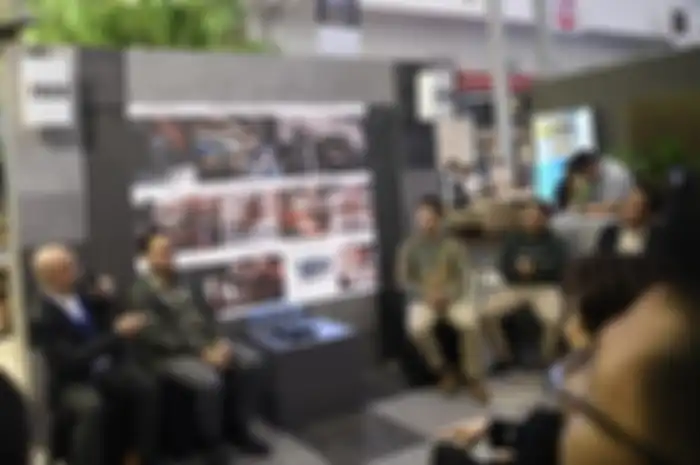 Talkshow di booth TACO di IndoBuildTech pada Kamis (21/3/2019)