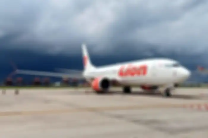 Pesawat Jenis B 737-8 MAX Milik Lion Air Diparkir di Bandara Ngurah Rai