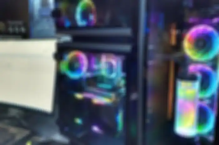 Salah satu perangkat PC yang dipamerkan dalam acara yang diadakan oleh PT Synnex