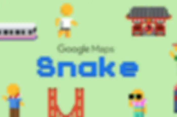 Game 'Snake' di Google Maps
