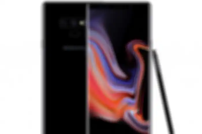 Ilustrasi smartphone Samsung Galaxy Note 9
