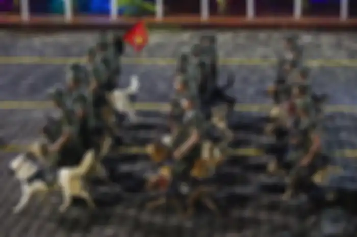 INTI OCON Unit K-9 angkatan darat Nikaragua.