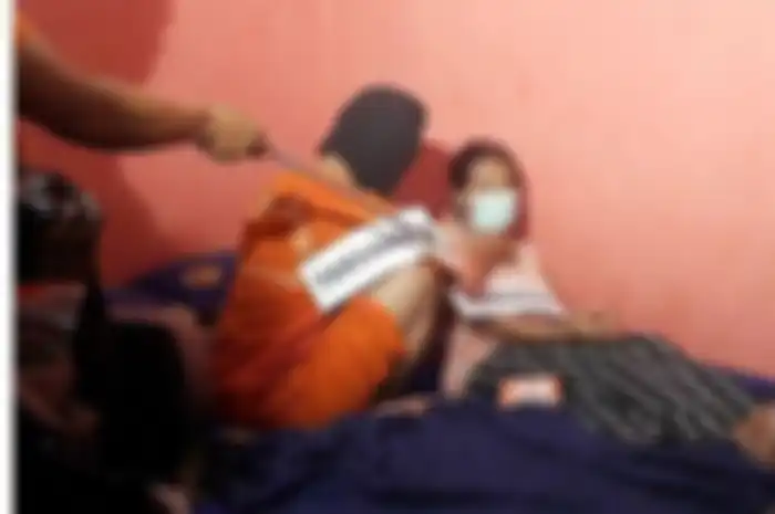 Rekonstruksi pembunuhan janda di Tasikmalaya.