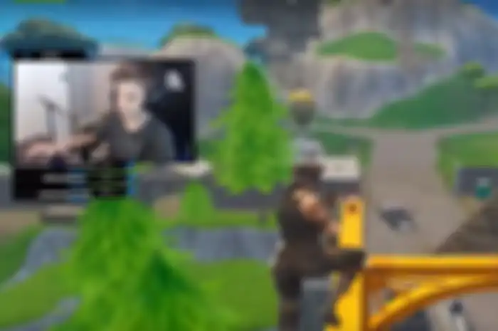 Griffin Spikoski ketika bermain Fortnite