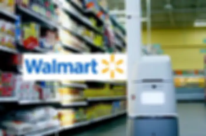 Robot pencatat ketersediaan stok barang di Walmart