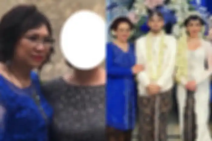 Penampilan Halimah di pesta pernikahan putra bungsunya mencuri perhatian