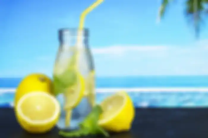 Ilustrasi infused water.