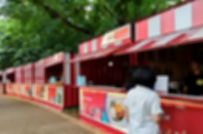Deretan makanan mitra GoFood Harkulnas 2019 di GBK Senayan (23/4/2019)
