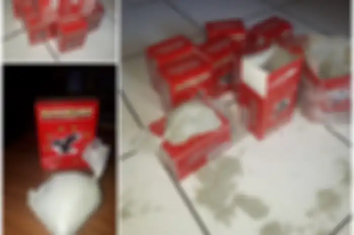 Soda kue berisi semen