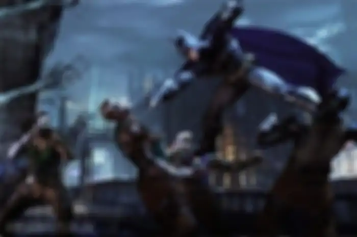 Tampilan gameplay Batman: Arkham City