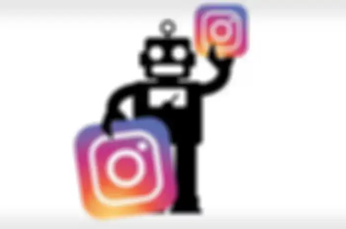 Ilustrasi bot di Instagram