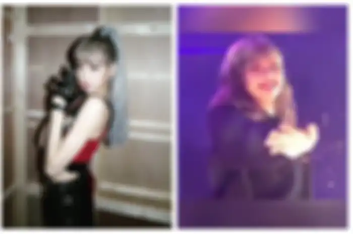 Lisa menangis saat sapa Blink.