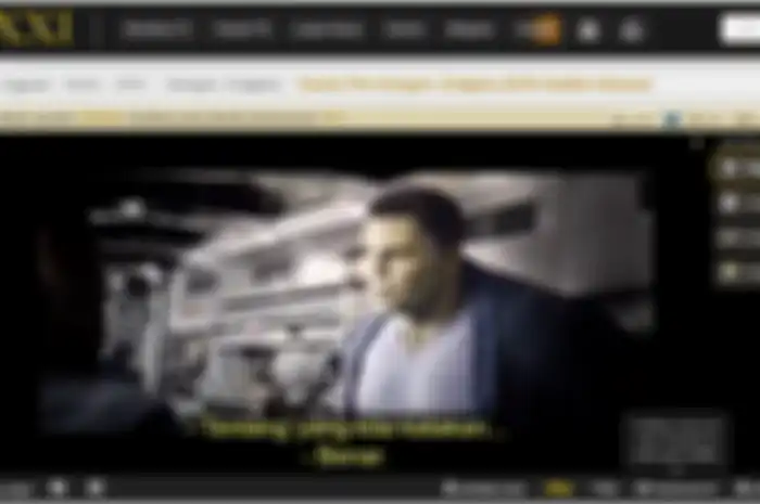 Screenshot film bajakan Avengers: End Game di situs IndoXXI