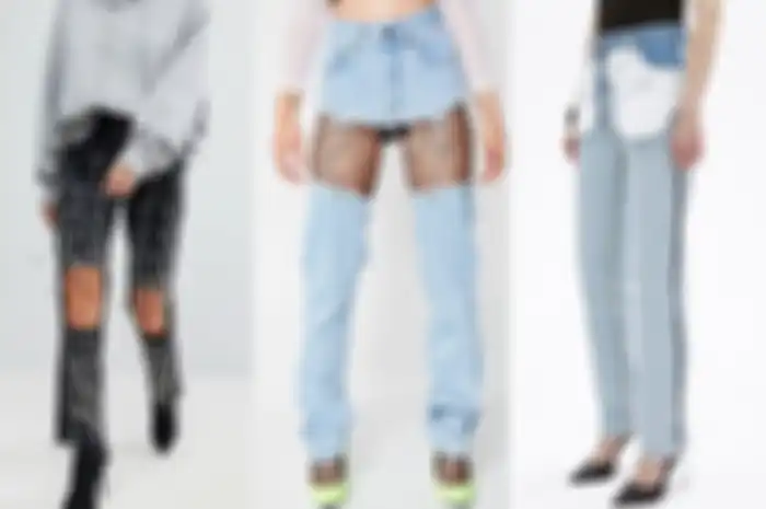Tren celana jeans unik dan aneh