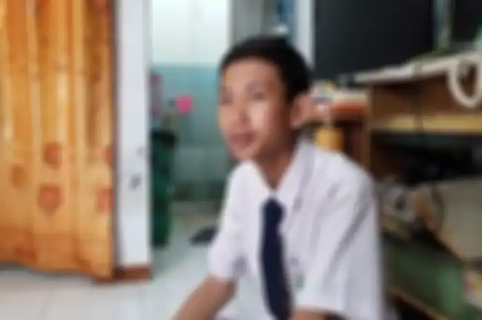 Putra Aji Adhari (15) bocah SMP asal Tangerang yang berhasil membobol situs NASA, Senin (1/4/2019).