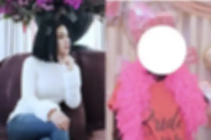 Syahrini didandani ala orang gila saat pesta lajang