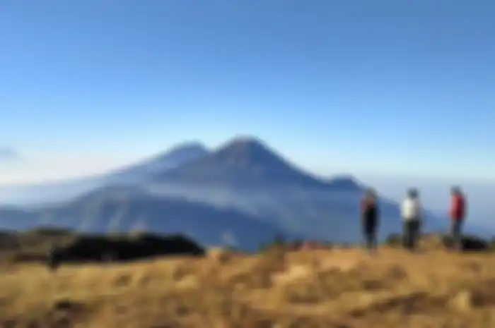 Ilustrasi jalur pendakian gunung sindoro