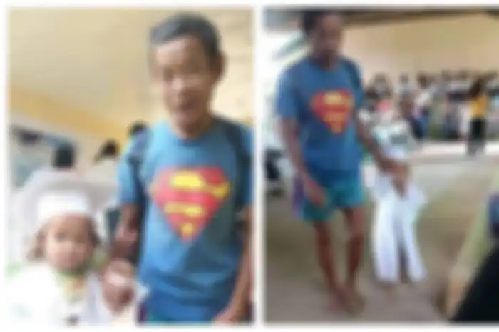 Potret haru kisah seorang ayah yang datang ke hari kelulusan sang anak