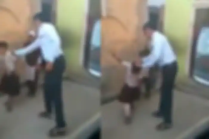 Viral video guru berlaku kasar dengan cara memukul hingga menjambak sejumlah murid
