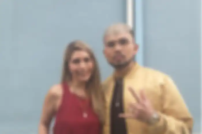 Roy Ricardo bersama Nyvi Stephanie saat ditemui Grid.ID di kawasan Tendean, Jakarta Selatan, Rabu (8/5/2019).