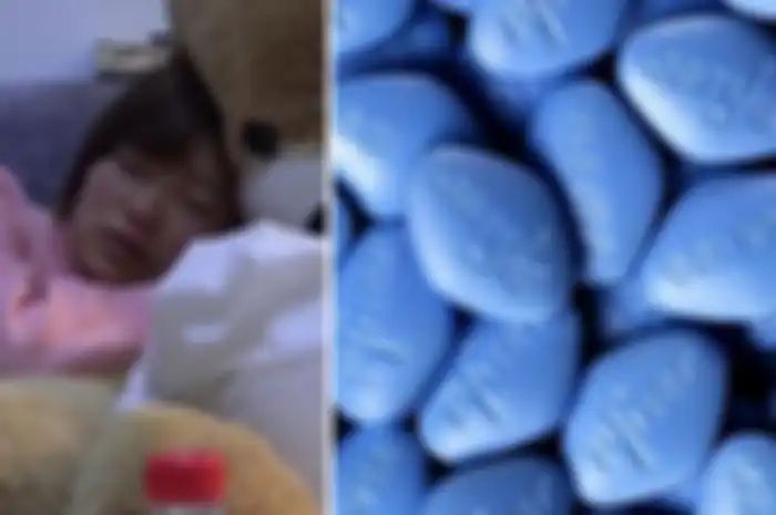 Wanita mengonsumsi viagra untuk bertahan hidup.