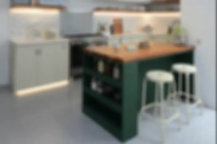 Bikin ngiler, begini paduan eksperimen gaya industrial, rustic sekaligus gaya america di dapur!