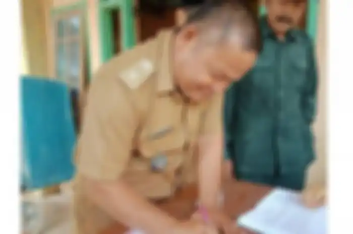 Muslimin, oknum kades yang digrebek warganya sendiri di rumah seorang janda